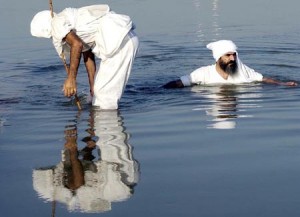 Mandeans in the lower Tigris, Irak