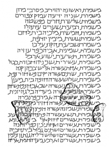 The Caesarea inscription as reconstructed by Avi-Yonah